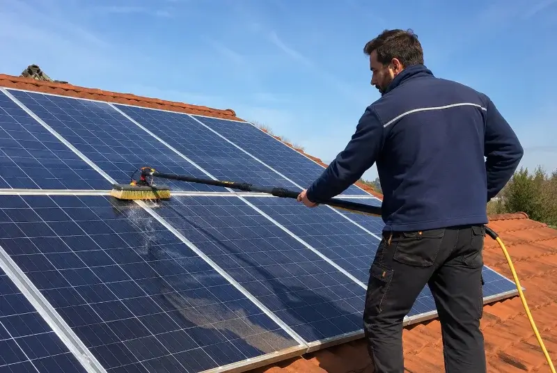 Nettoyage et entretien de panneaux solaires à Linxe